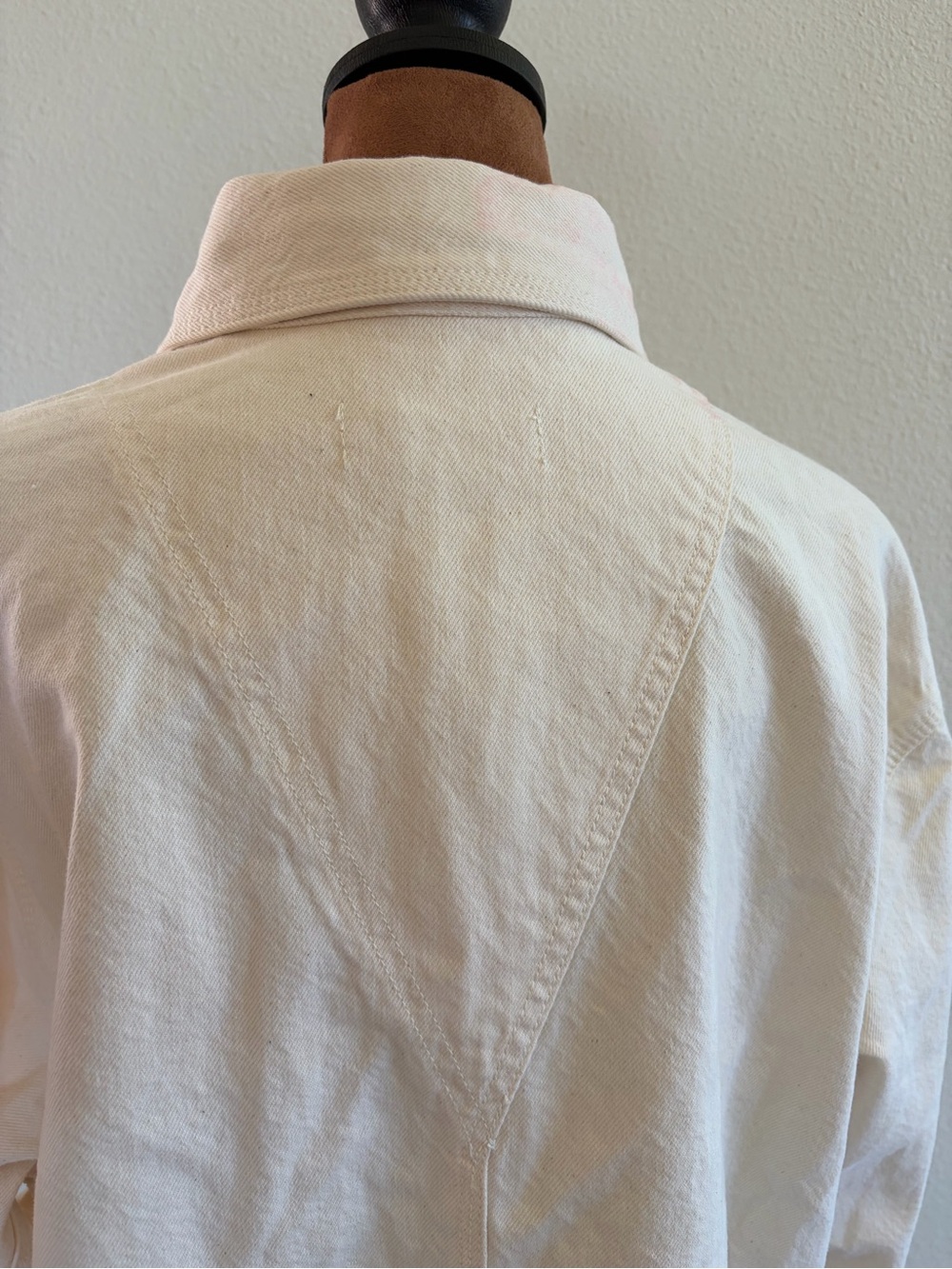rag & bone Off-White Cream Collared Shirt - Picture 4 of 11
